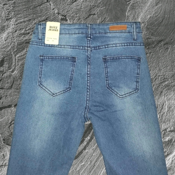 "BUZZ JEANS" Women's Blue Skinny Jeans Size 3/4 - Picture 2 of 6